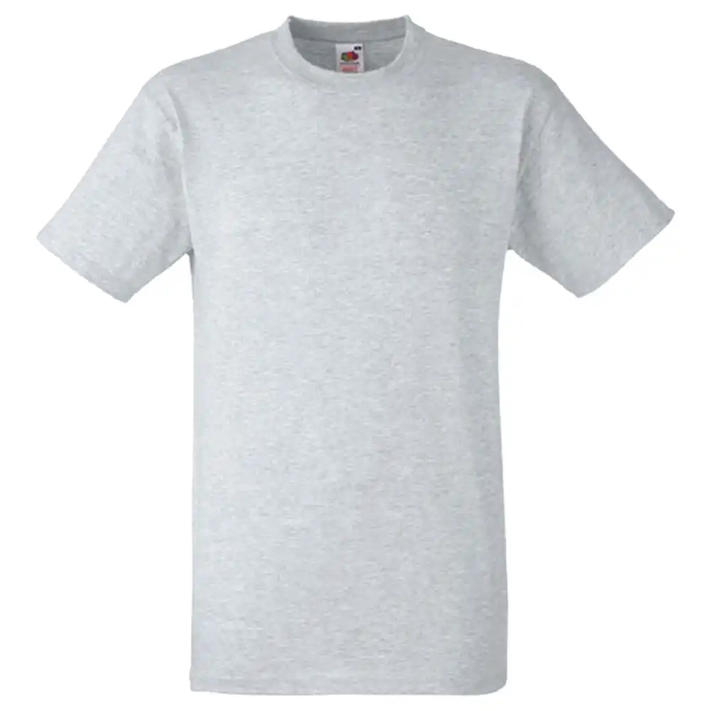 T-Shirt "F182" 100% Baumwolle Heavy Cotton in heather grey, L - Bild 1