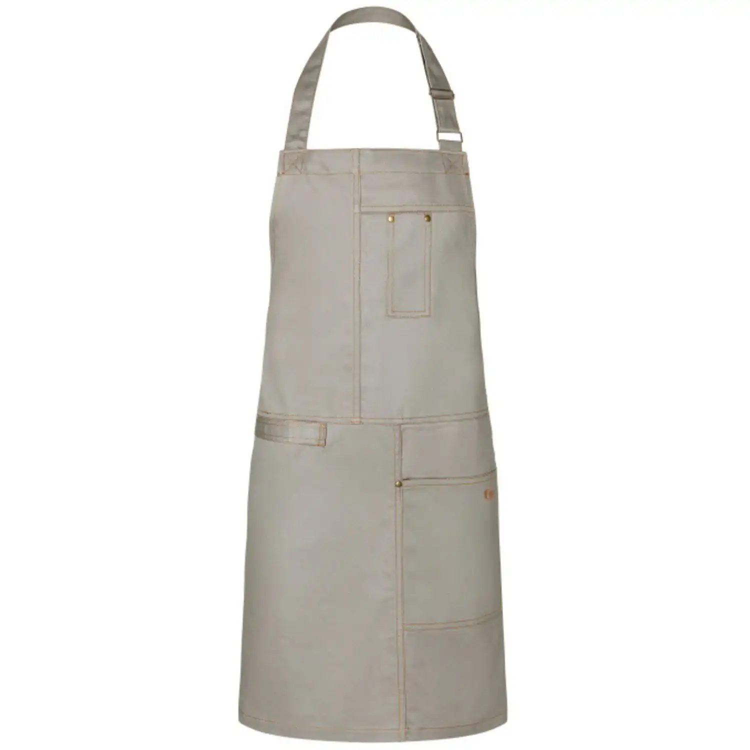 Latzschürze Urban Casual "LS 35" in steingrau - Thumbnail 1
