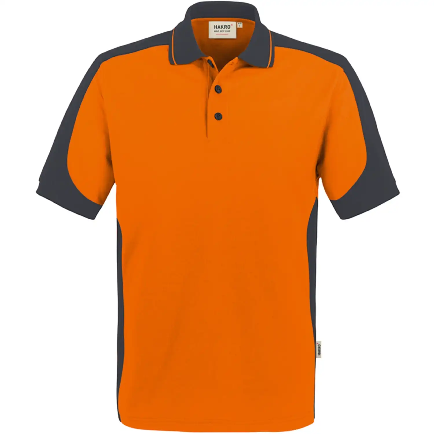 Polo-Shirt "PERFORMANCE CONTRAST" 839 in Orange, L - Thumbnail 1