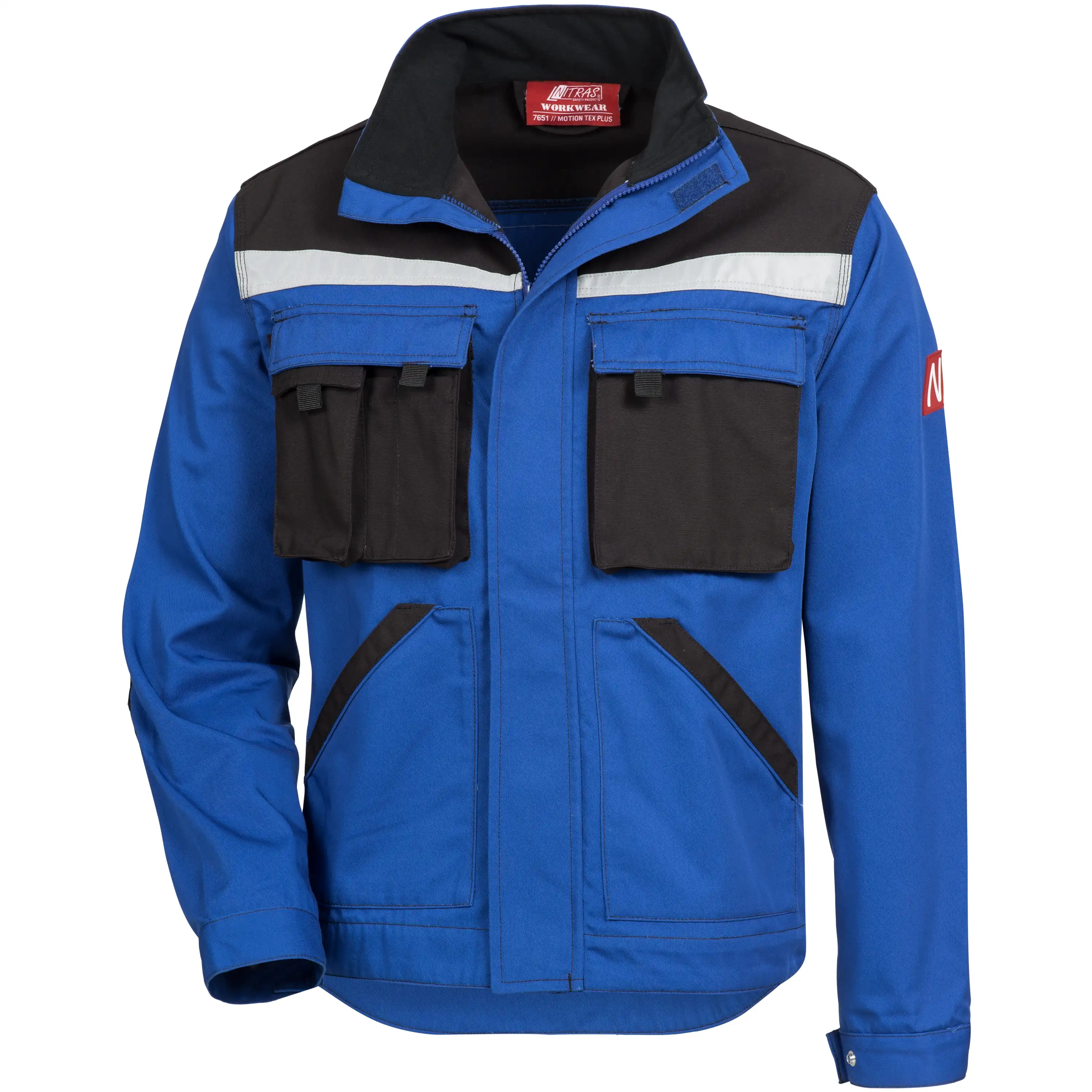 Arbeitsjacke "MOTION TEX PLUS" in blau/schwarz, 56 - Thumbnail 1