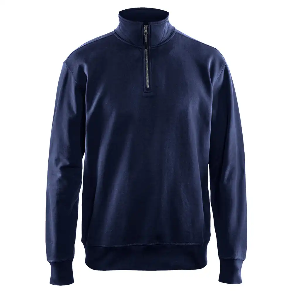 Sweatshirt mit Half-Zip "3369" in marine, 3XL - Thumbnail 1