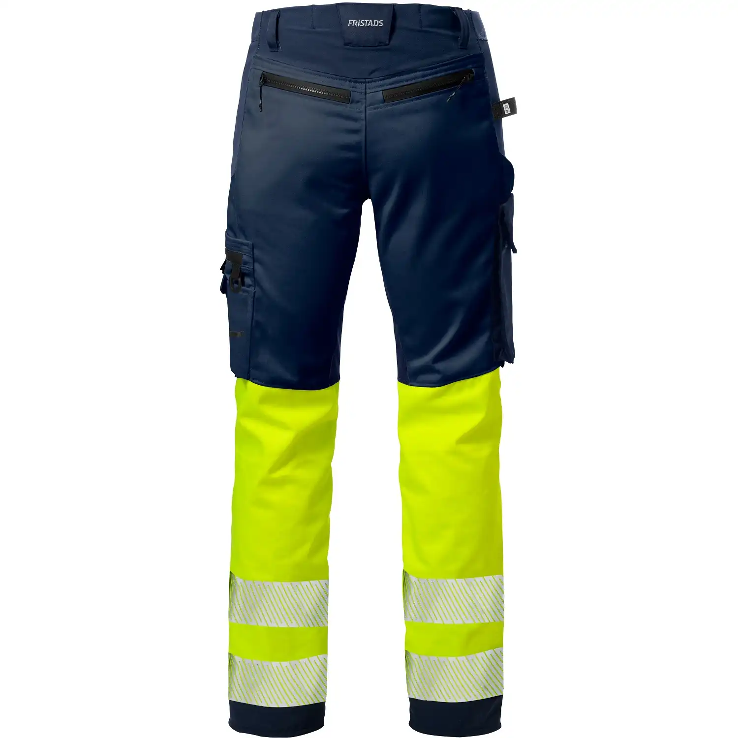 Warnschutz Stretch Bundhose "2705 PLU" Stiby Kl. 1 in gelb/marine, C50 - Thumbnail 2