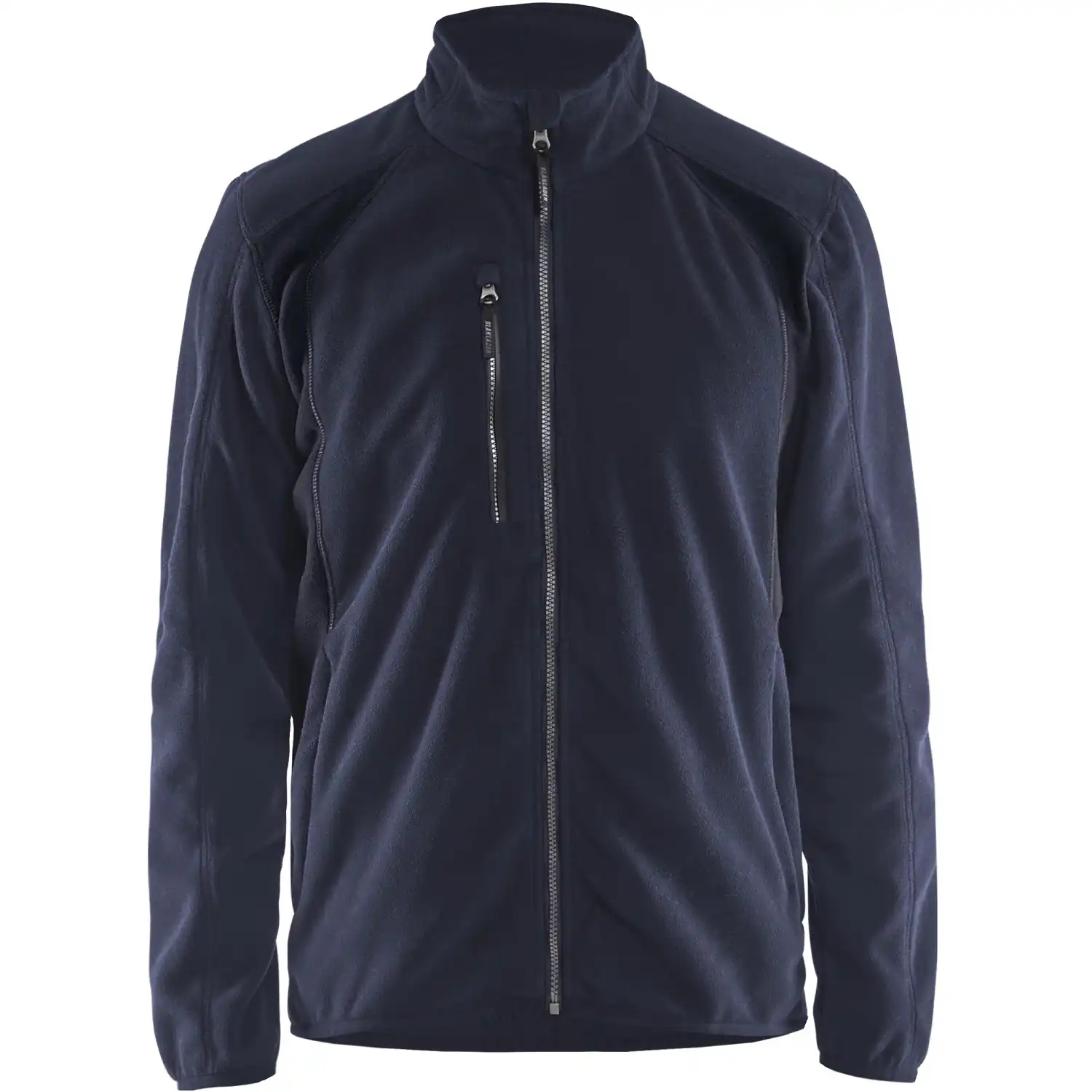 Fleecejacke "4730" in Dunkelmarine/Schwarz, L - Thumbnail 1