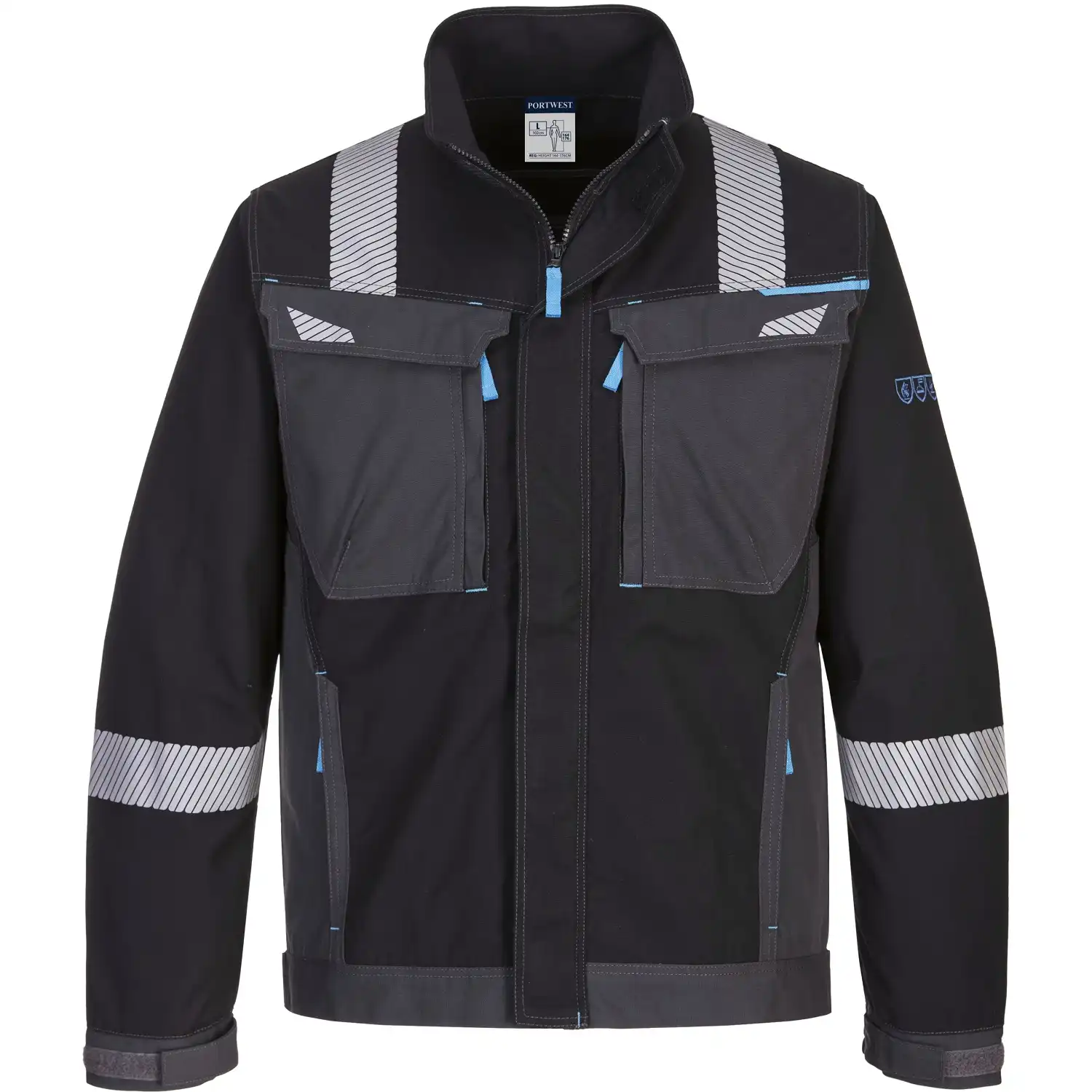 Multinorm Bundjacke "FR602" WX3 FR schwarz in 3XL - Thumbnail 1