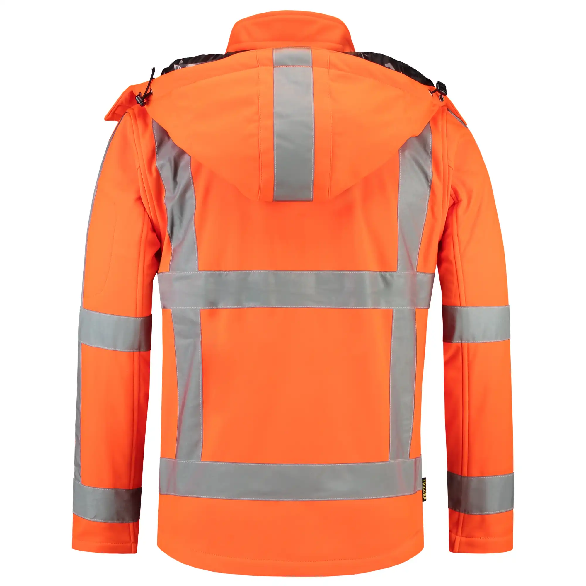 Warnschutz Softshelljacke RWS "403003" Safety in Orange, 8XL - Thumbnail 2