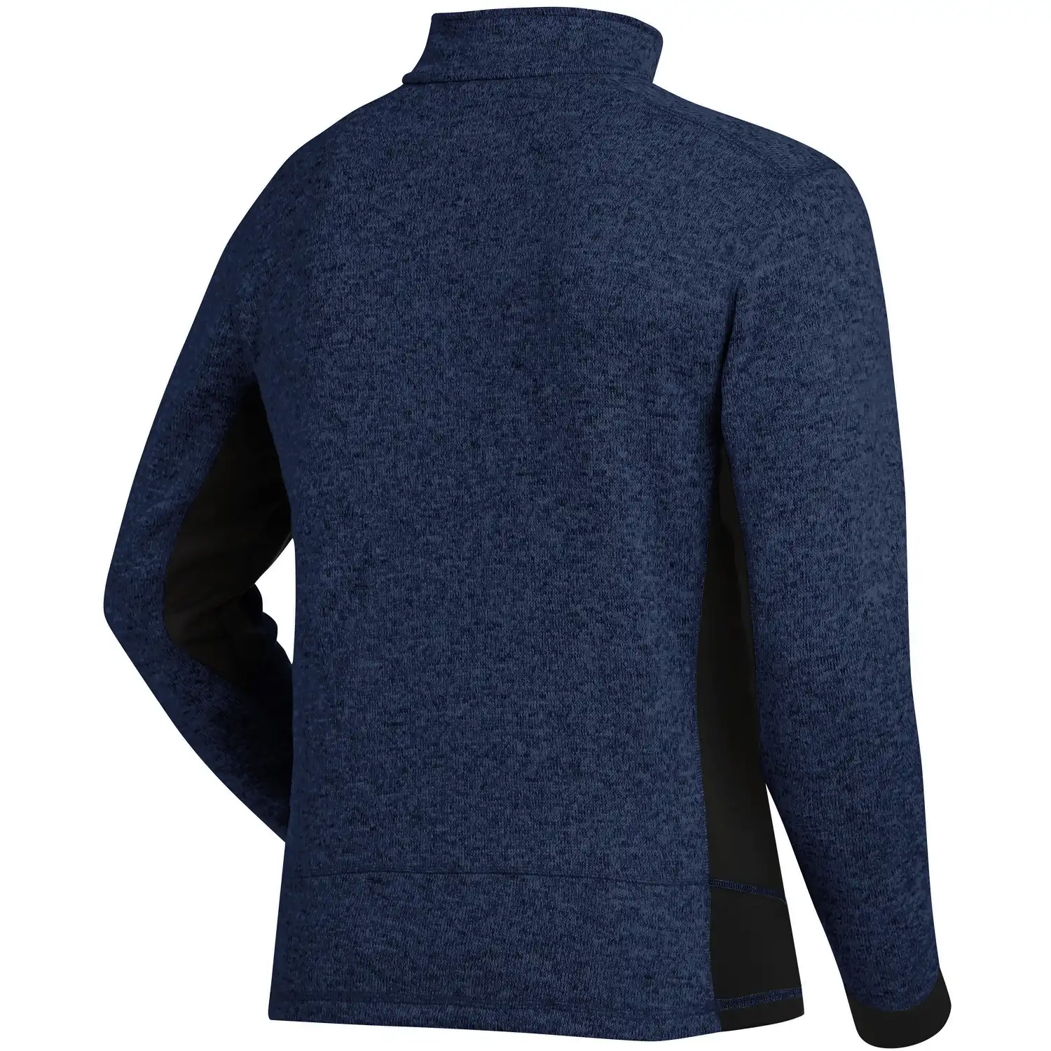 Strick-Fleece-Troyer "PATRICK" in marine/schwarz, M - Thumbnail 2