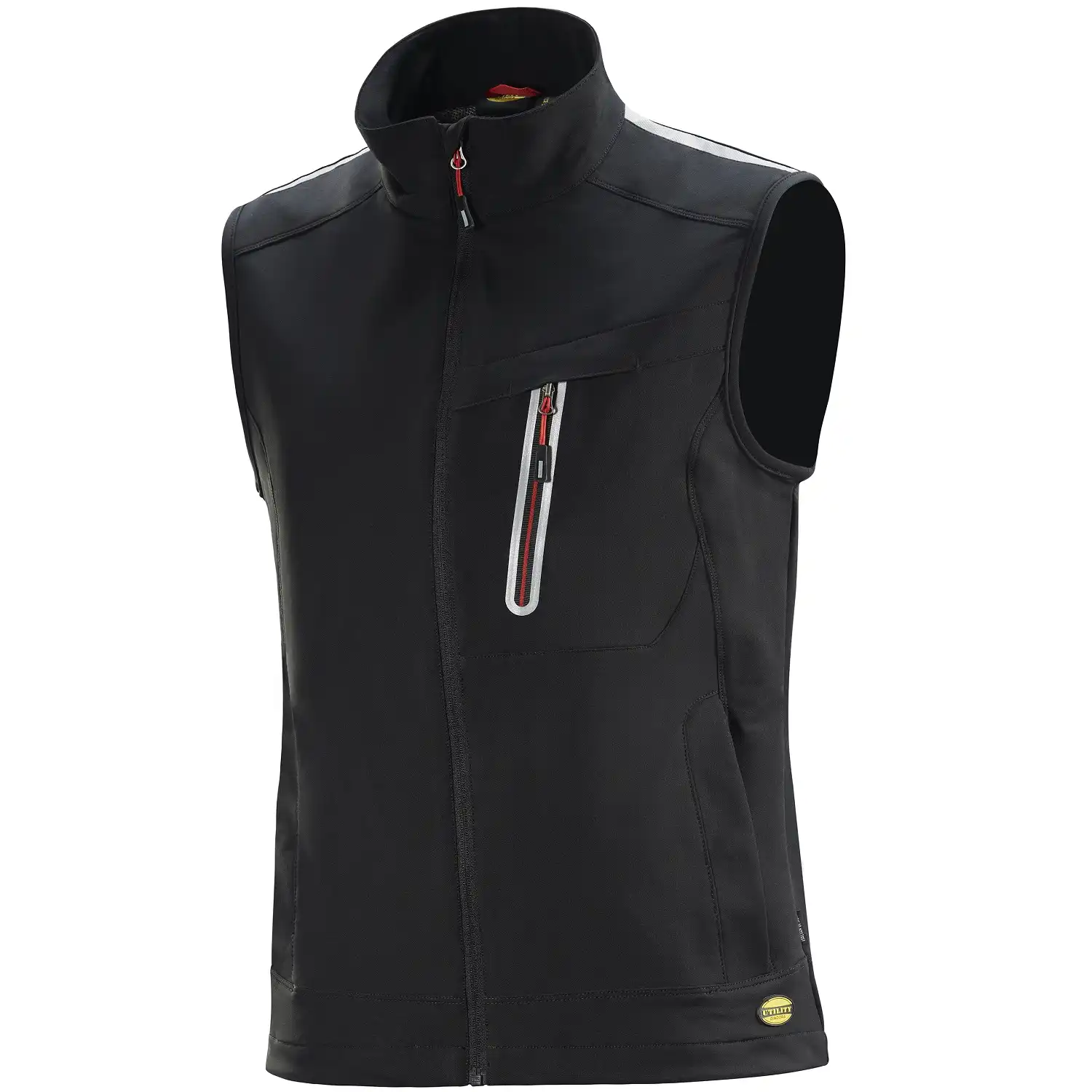 Stretch Weste "CARBON TECH" in schwarz, XS (DE size: XXS) - Thumbnail 1