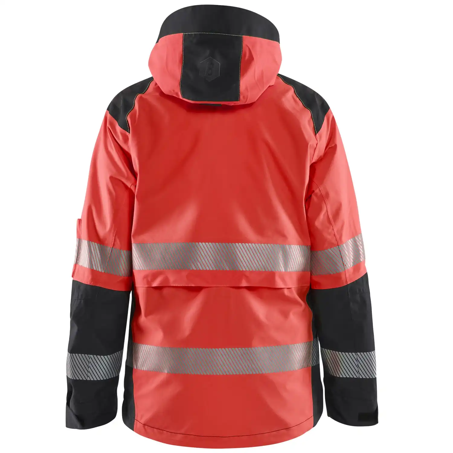 Damen Warnschutz Regenjacke Kl. 2 "4436" in rot/schwarz, 3XL - Thumbnail 2