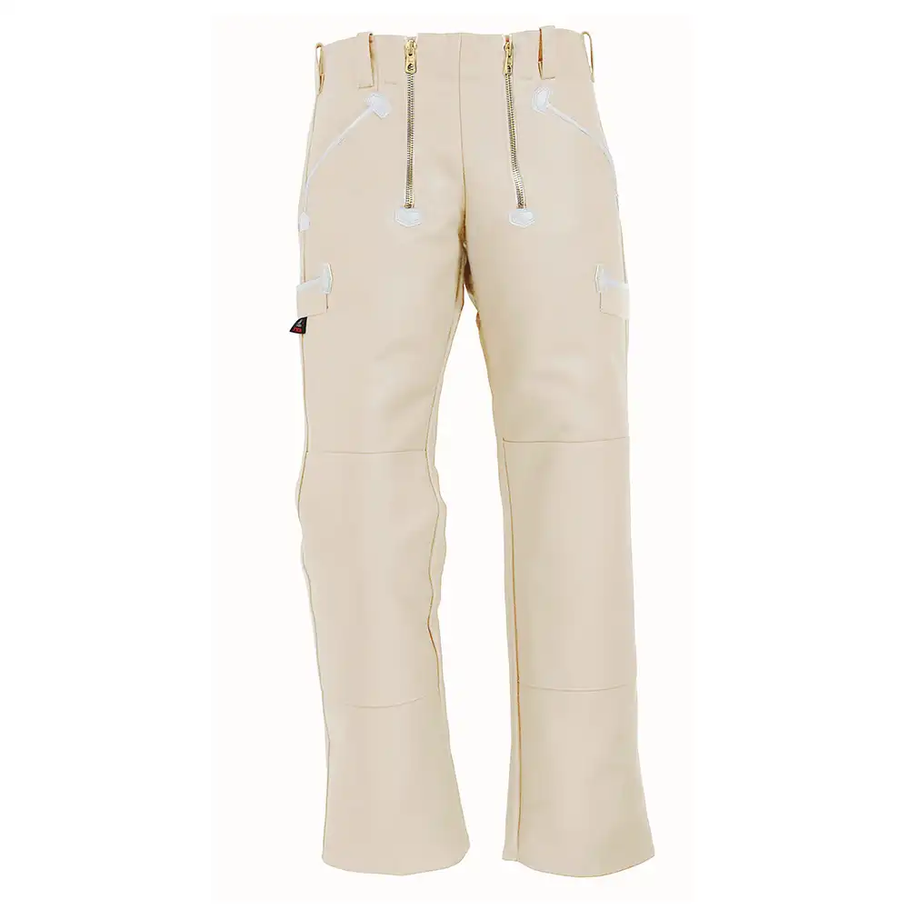 Zunfthose Zwirn-Doppel-Pilot Doppelknie "ENNO" in 23, Weiß - Thumbnail 1