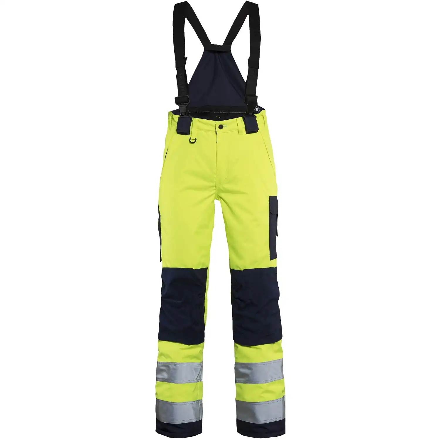 Damen Warnschutz-Winterhose "7885" in gelb/marine, C38 - Thumbnail 1