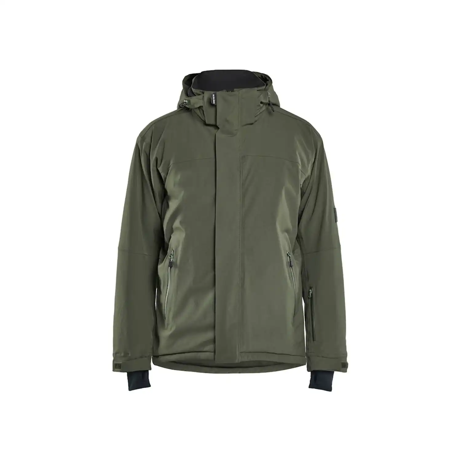 Stretch Winterjacke "STRIKER" in waldgrün, L - Thumbnail 1