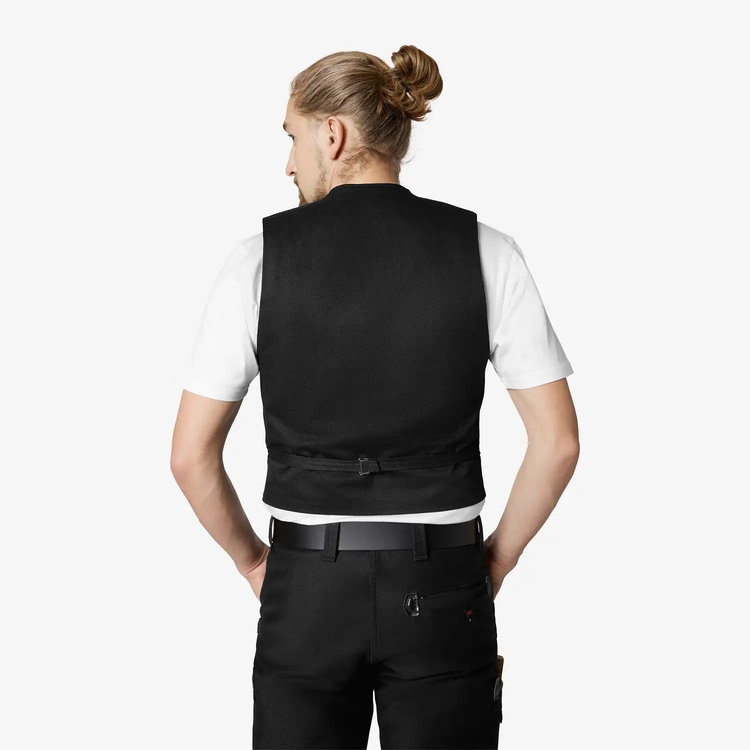 Zunftweste Zwirn-Doppel-Pilot "DETLEF" in schwarz, 44 - Thumbnail 2