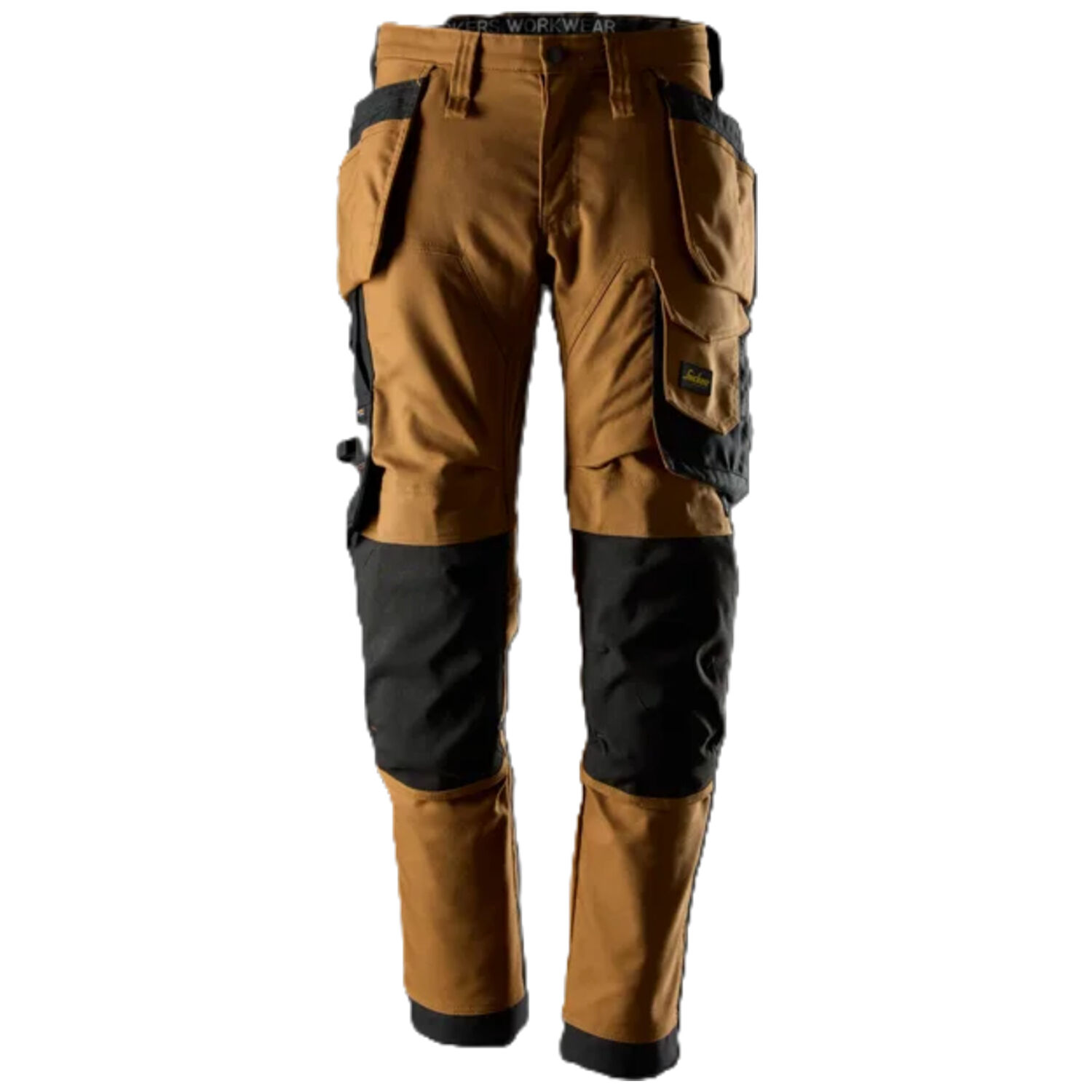 Arbeitshose mit Holstertaschen "6224" in braun/schwarz, 48 - Bild 1
