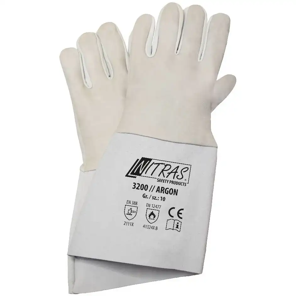 Schweißerhandschuhe Leder "ARGON" in 10 (XL) - Bild 1