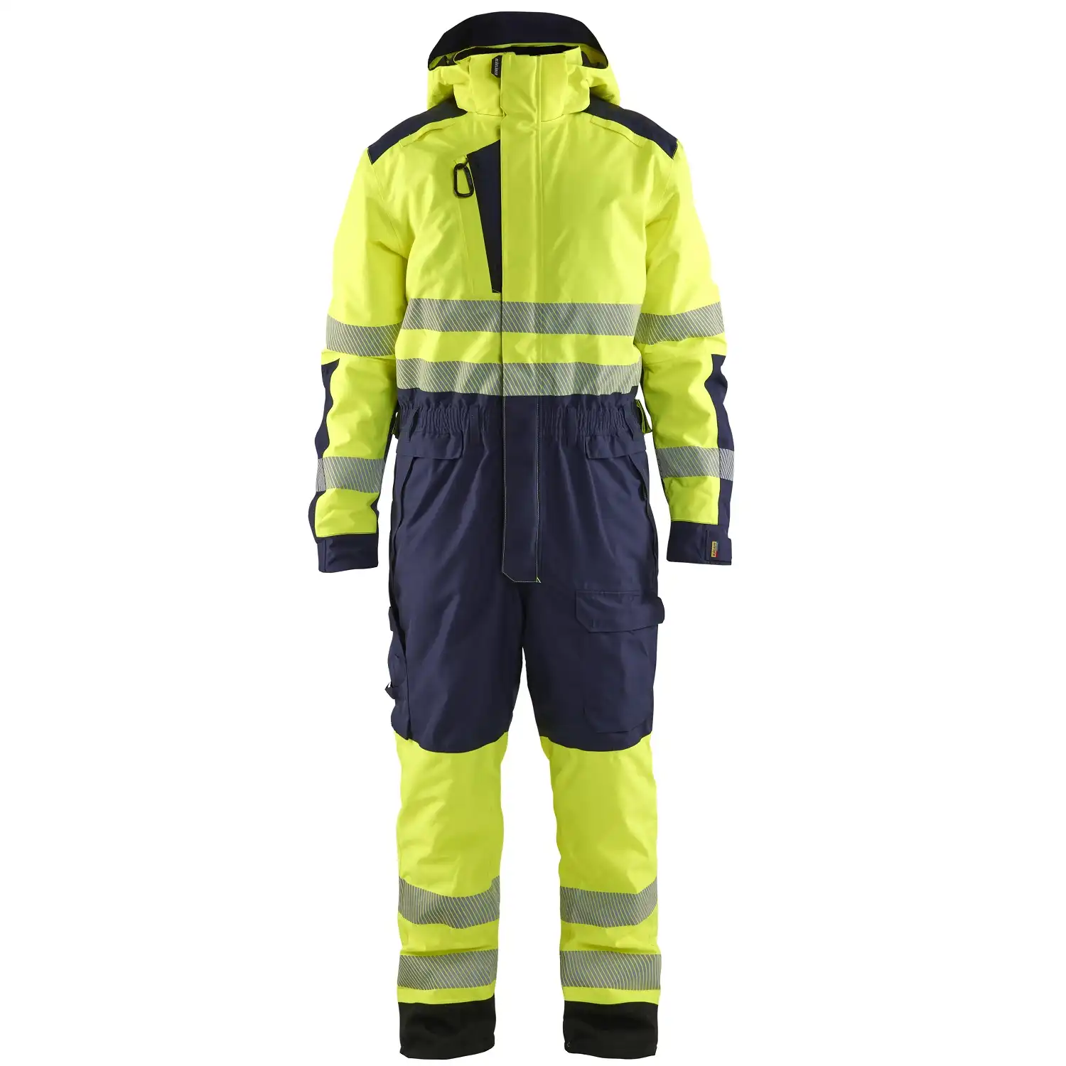 Warnschutz Winteroverall Kl. 3 "6725" in gelb/marine, L - Thumbnail 1