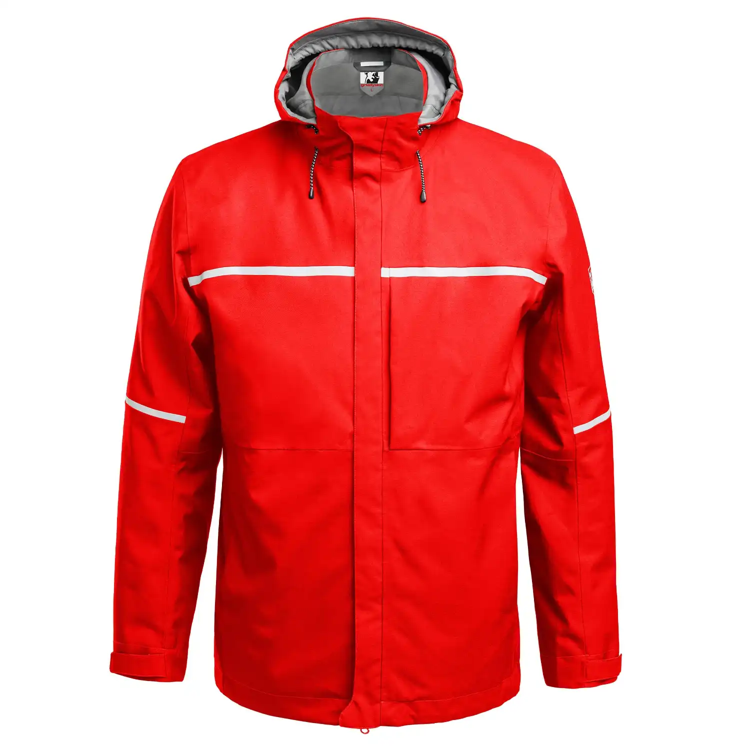 Hardshell Regenjacke "RESIST" in S, Rot - Thumbnail 1