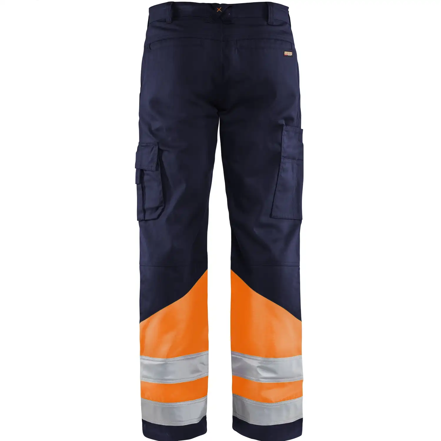 Warnschutz Bundhose "1564" in marine/orange, C44 - Thumbnail 2