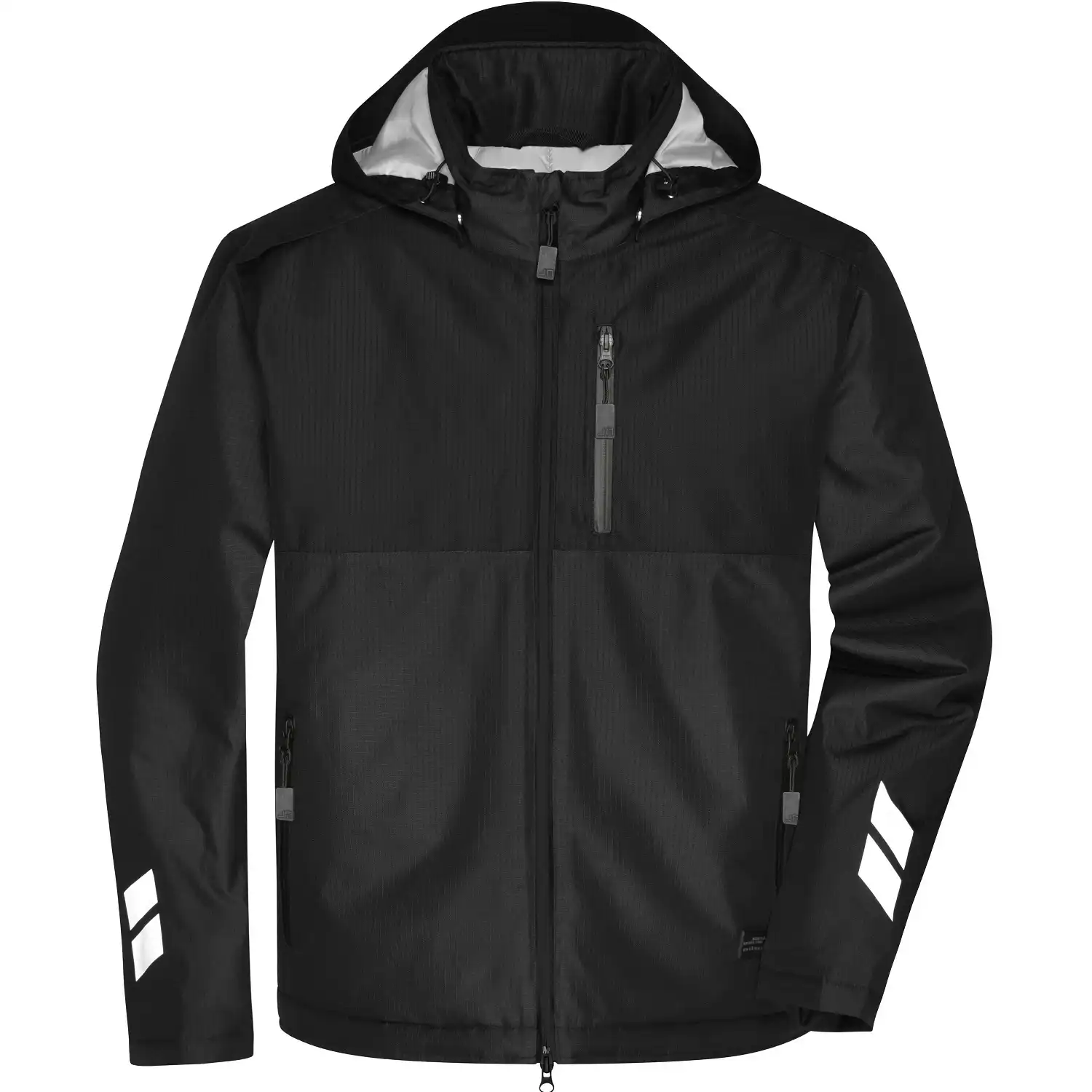 Hardshell Winterjacke "JN1815" in black, L - Thumbnail 1