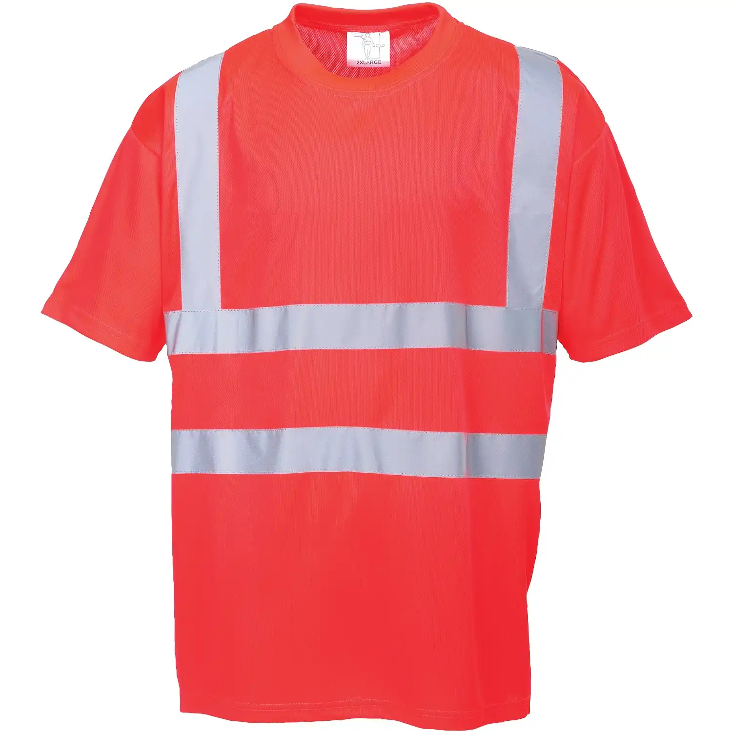 Warnschutz T-Shirt "S478" in Rot, L - Bild 1
