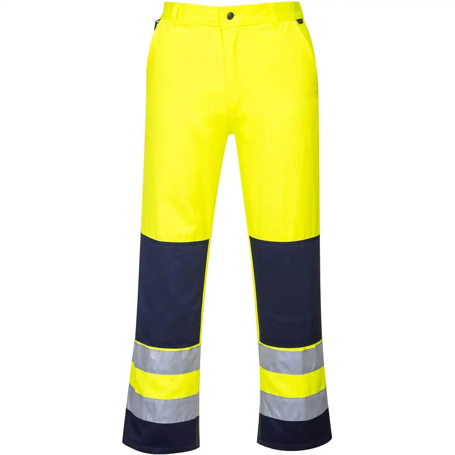 Warnschutz Bundhose "SEVILLA" in gelb/marine, L - Bild 1