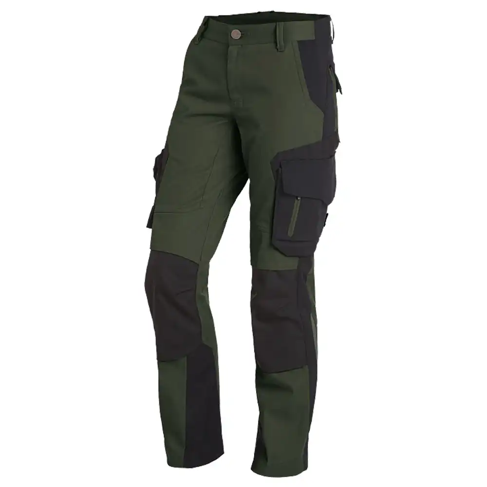 Damen-Arbeitshose "ALMA" in olive/schwarz, 46 - Bild 1