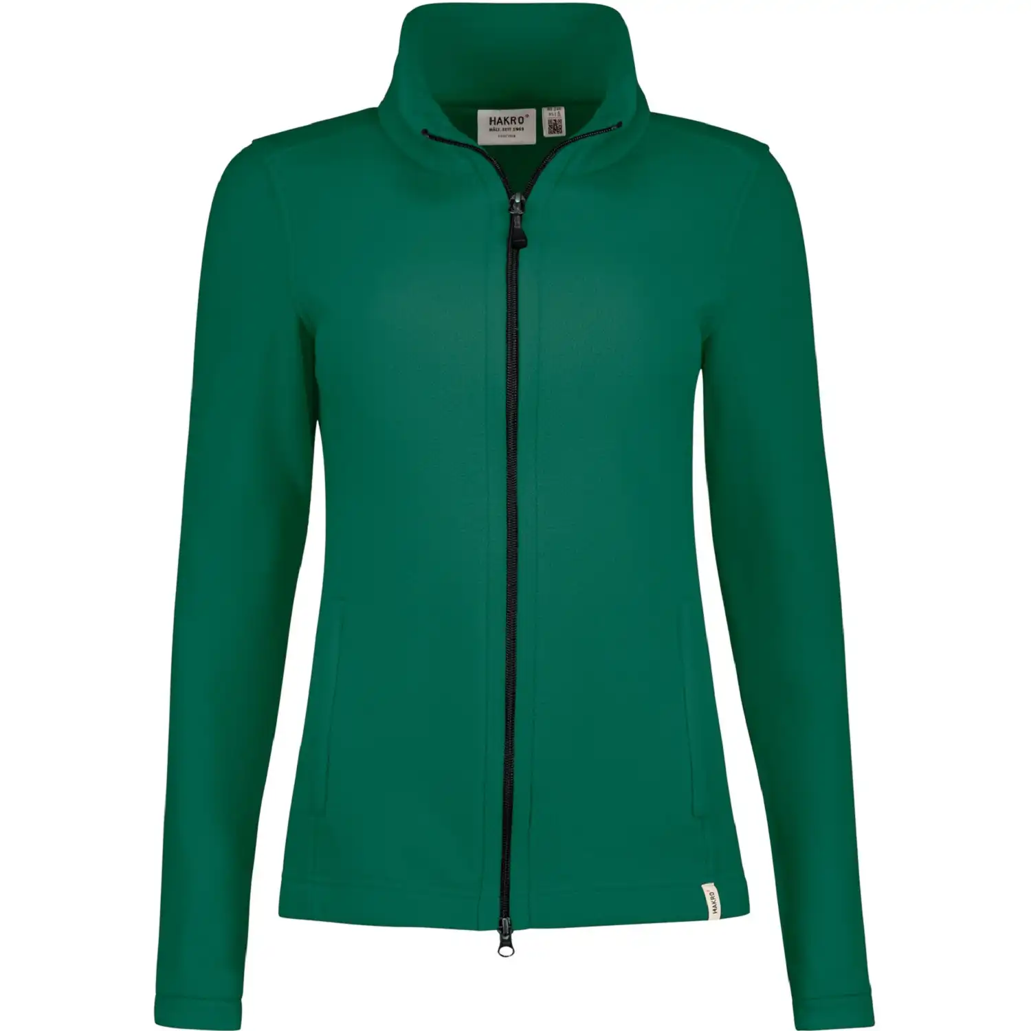 Damen Fleecejacke "ECO" 246 in tanne, L - Thumbnail 1