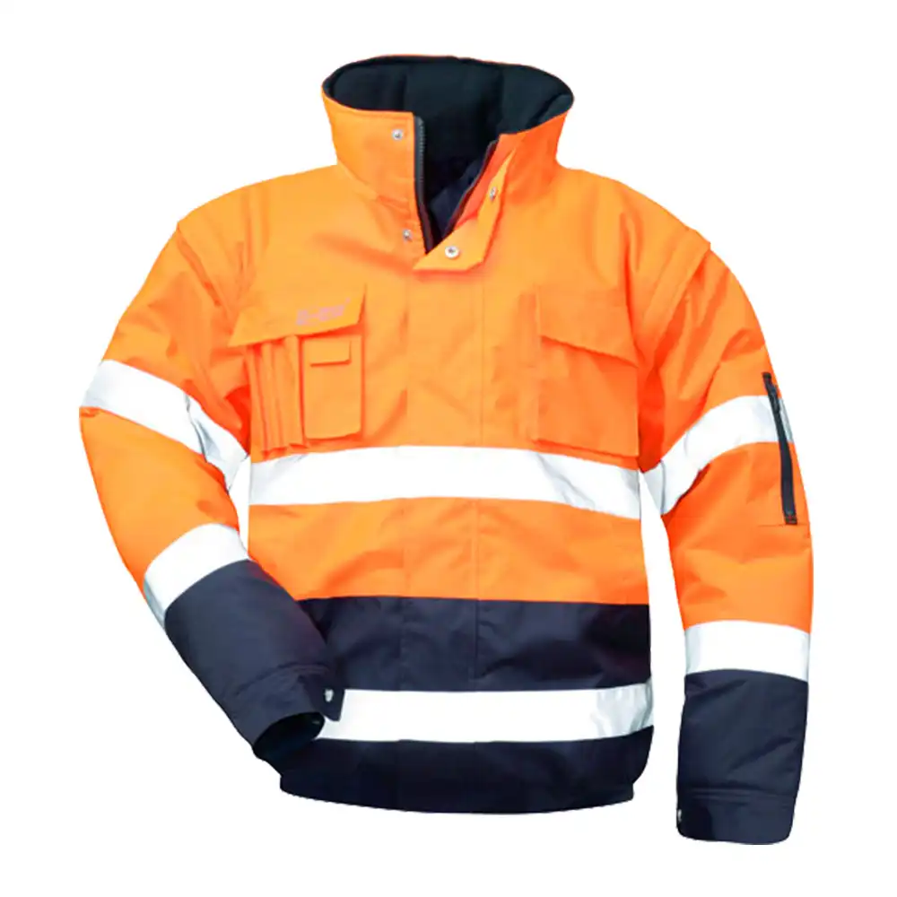 Warnschutz-Pilotenjacke "OTTO" EN471 orange/marine in L - Bild 1