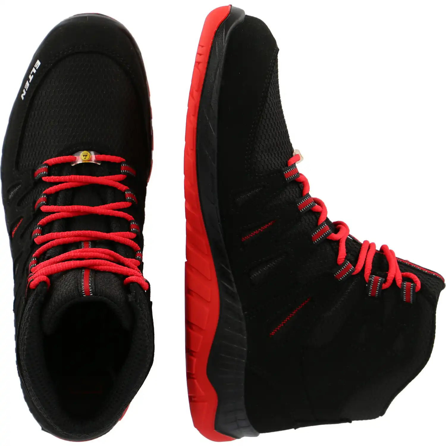 Sicherheitshochschuh S3"MADDOX BLACK RED" WELLMAXX in 43 - Thumbnail 2