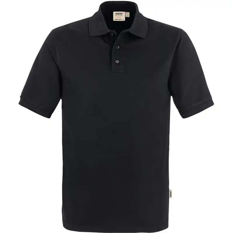 Polo-Shirt "MIKRALINAR® ECO GRS" 569 in schwarz, L - Thumbnail 1