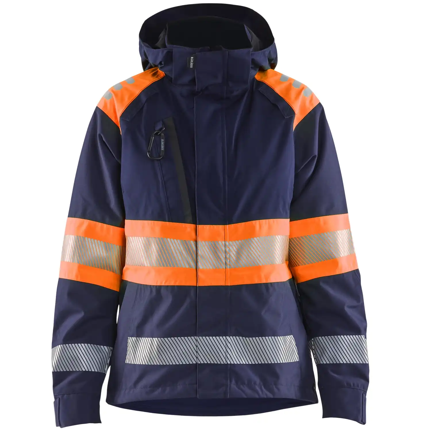 Damen Warnschutz Regenjacke Kl. 1 "4430" in marine/orange, 3XL - Thumbnail 1