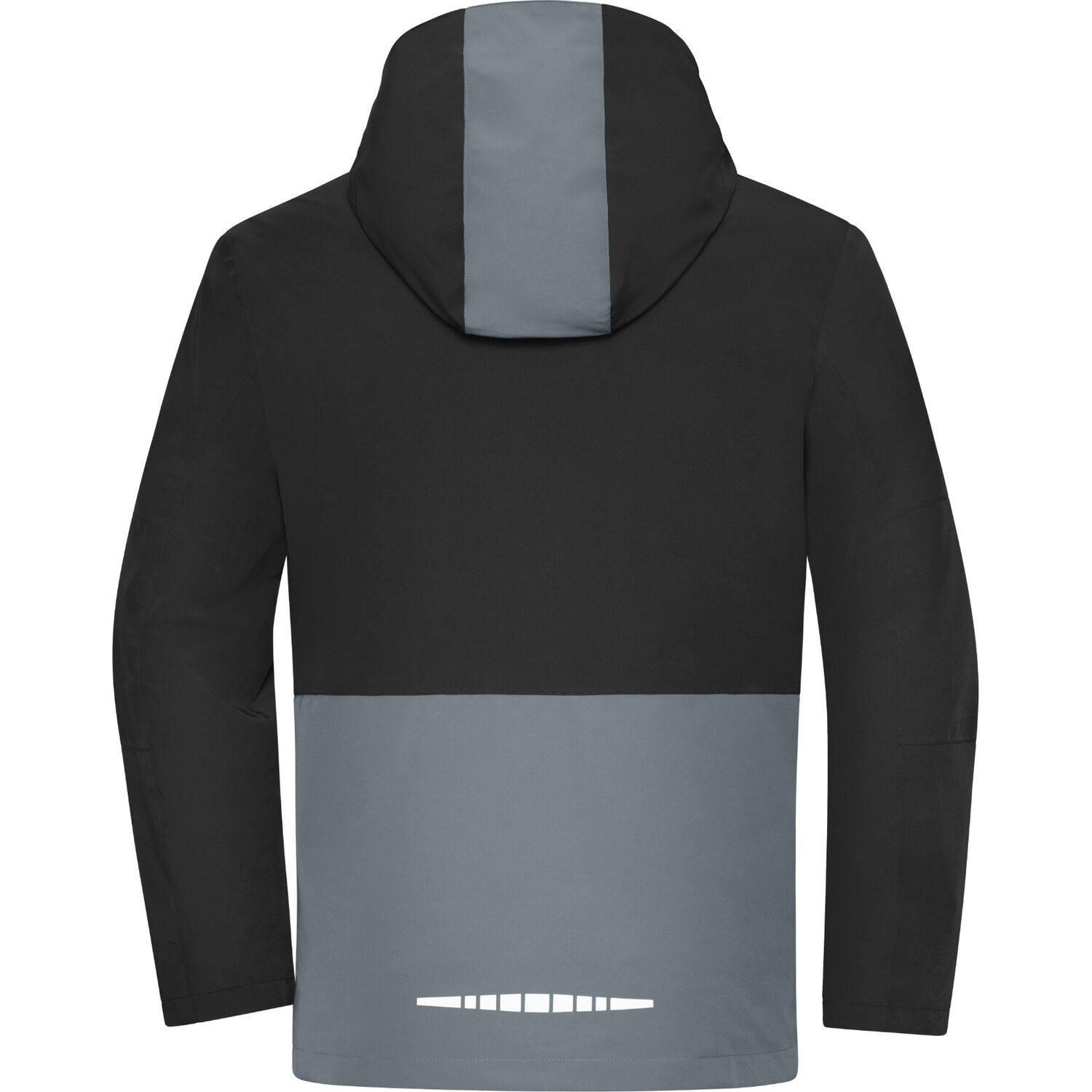 Hardshell Regenjacke "JN1878" in schwarz/grau, L - Thumbnail 4
