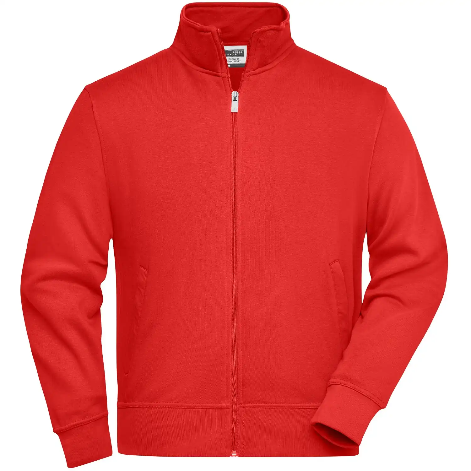 Sweatjacke "JN836" in red, 3XL - Thumbnail 1