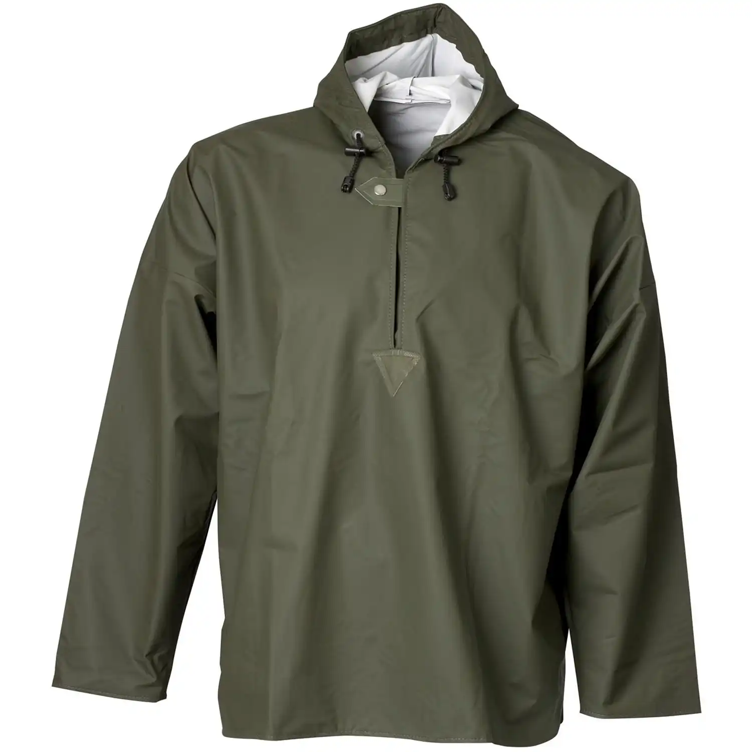 PU Stretch Regen Schlupfjacke "077100E" Pro in olive, L - Bild 1