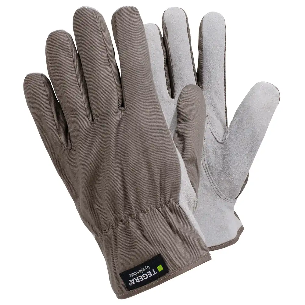 Arbeitshandschuhe 52 m.Gummizug,Rindspaltleder in 8 (M) - Thumbnail 1