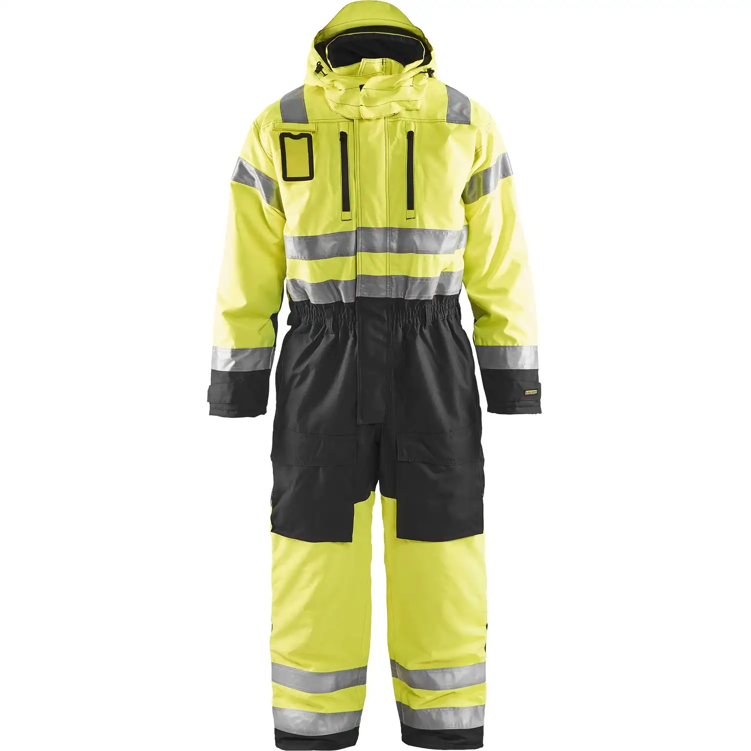 Warnschutz Winteroverall "6763" in gelb/schwarz, C46 - Thumbnail 1