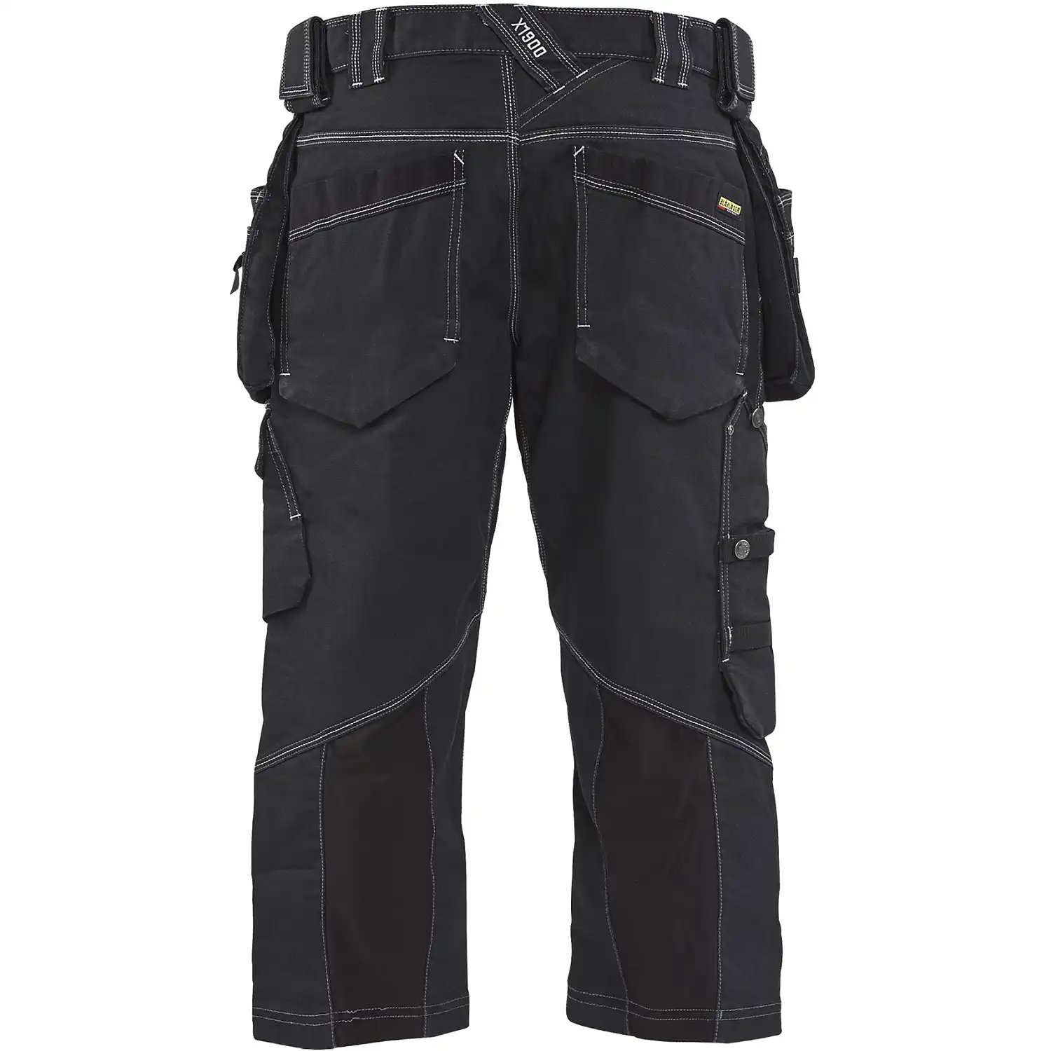 Stretch Jeans-Piratenhose m. Nageltaschen "X1900" in schwarz, C52 - Thumbnail 2