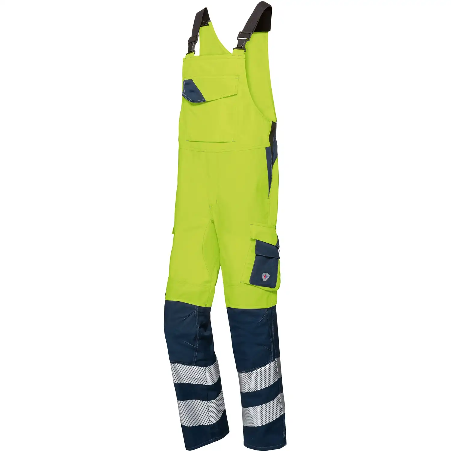 Multinorm Latzhose Kl. 1 "2207-590" Multi Protect Plus gelb/nachtblau in 44 - Thumbnail 1
