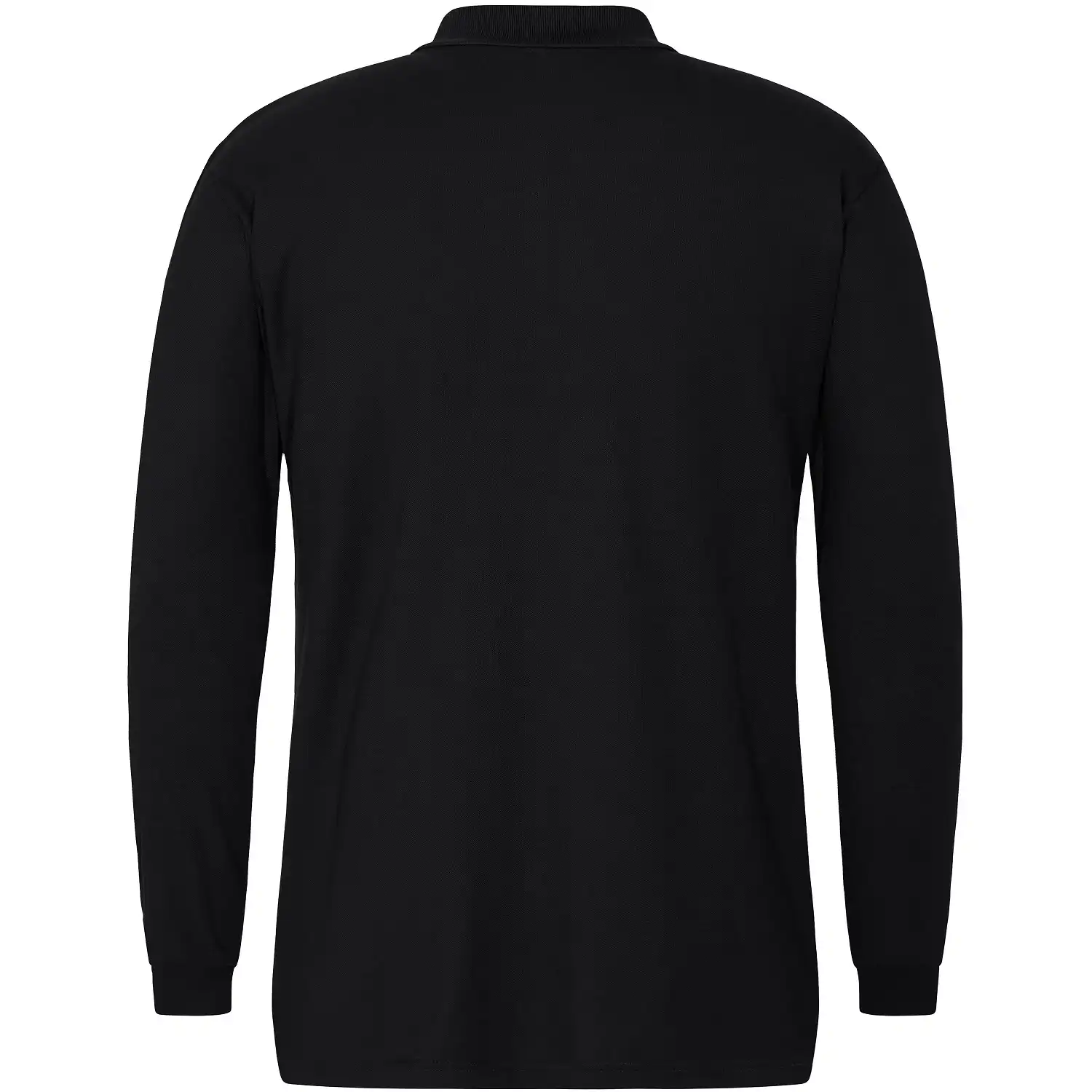 Multinorm Langarm-Poloshirt "9255-287" schwarz in XL - Thumbnail 2