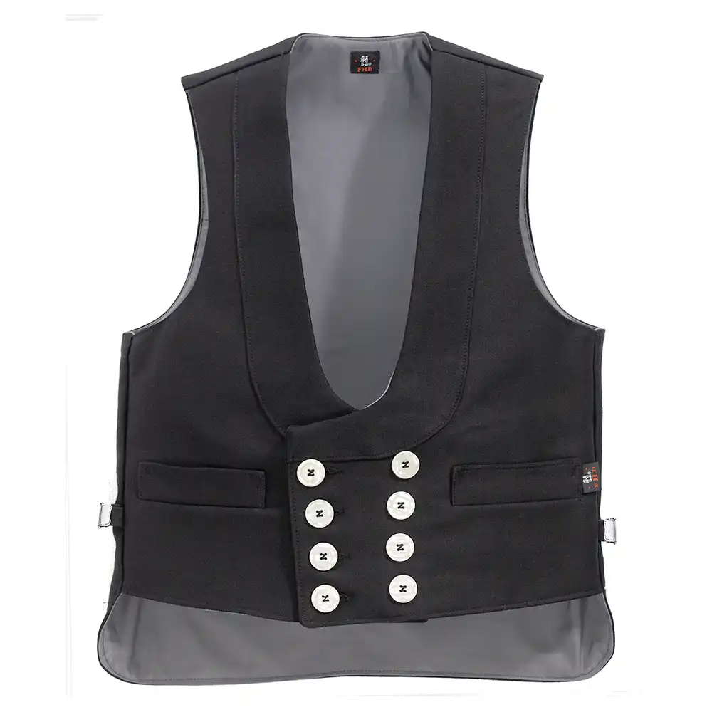 Zunftweste Zwirn-Doppel-Pilot "JAKOB" in schwarz, 110 - Thumbnail 1