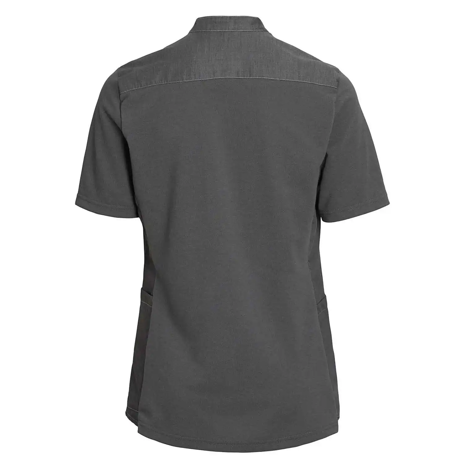 Damen Kasack "15314" Piquée in grau-meliert, L - Thumbnail 2