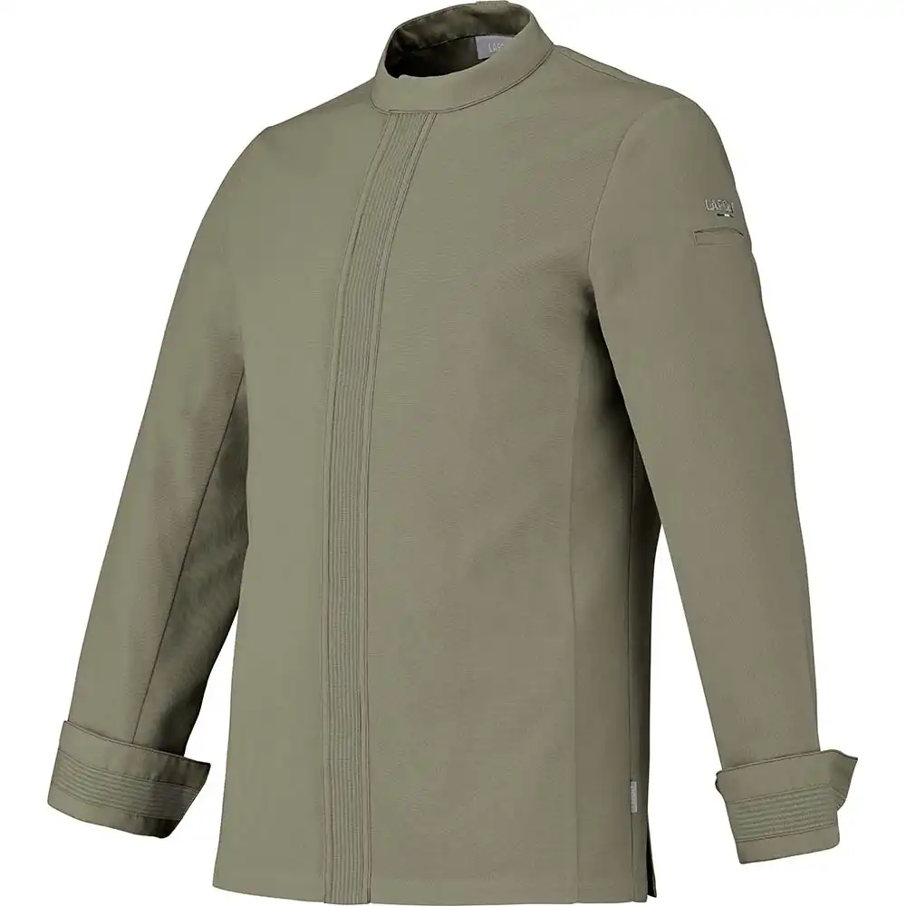 Damen Kochjacke "GOMBO" in khaki, 48 - Thumbnail 2