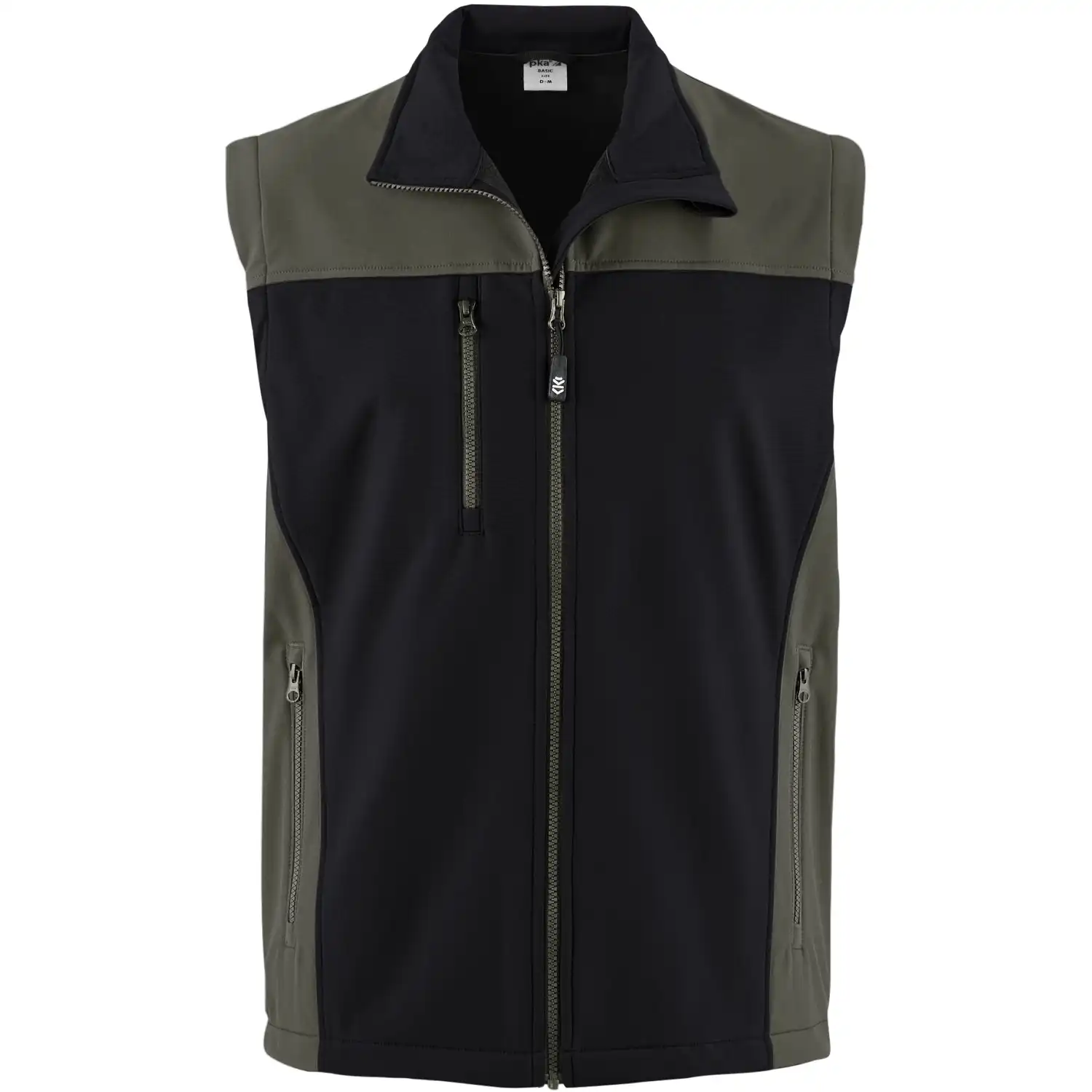 Softshellweste "BASIC" in oliv/schwarz, L - Bild 1