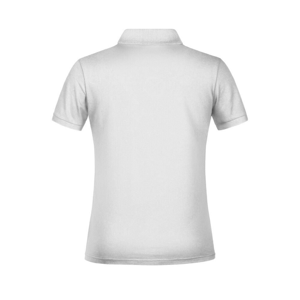 Damen Basic Polo Lady in white, S - Thumbnail 2