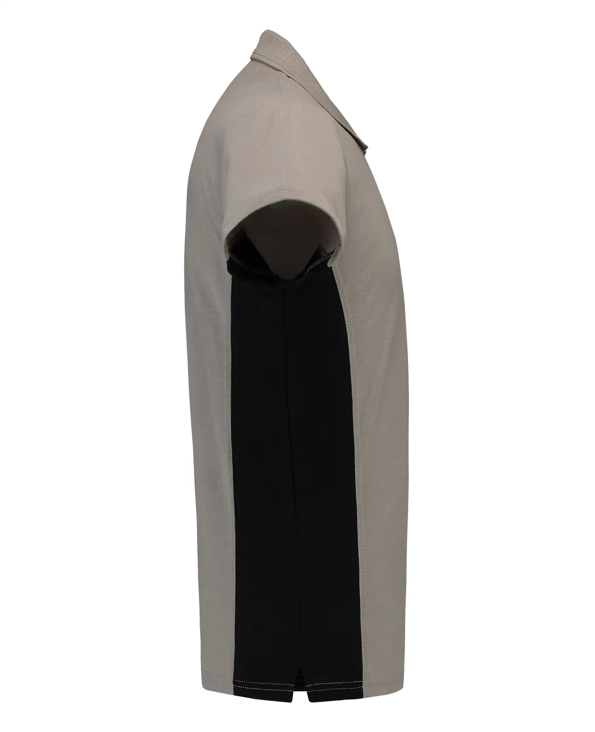 Pocket Polo-Shirt Bicolor "202002" Workwear in grey/black, XS - Thumbnail 4