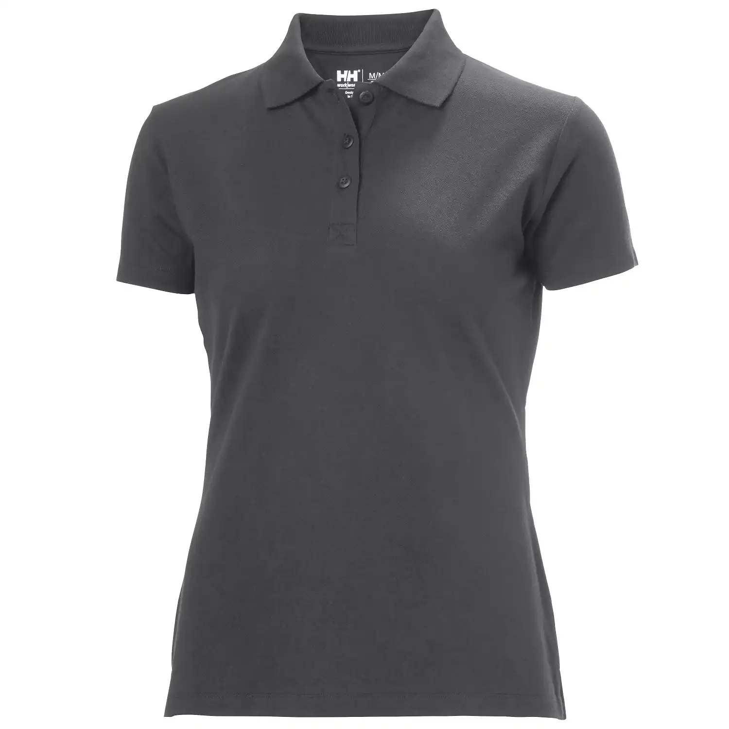 Damen Polo-Shirt "MANCHESTER" in dunkelgrau, M - Thumbnail 1