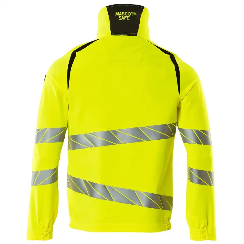 Warnschutz Stretch Bundjacke "ACCELERATE SAFE" in gelb/schwarz, XXL - Thumbnail 2