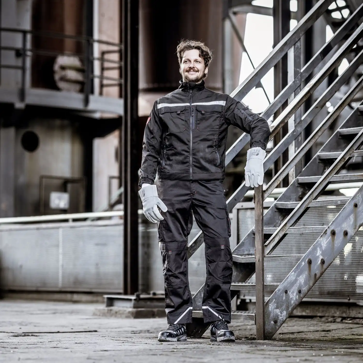 Leder-Schweißerhandschuhe "VULCANUS 28" Größe 10 - Thumbnail 2