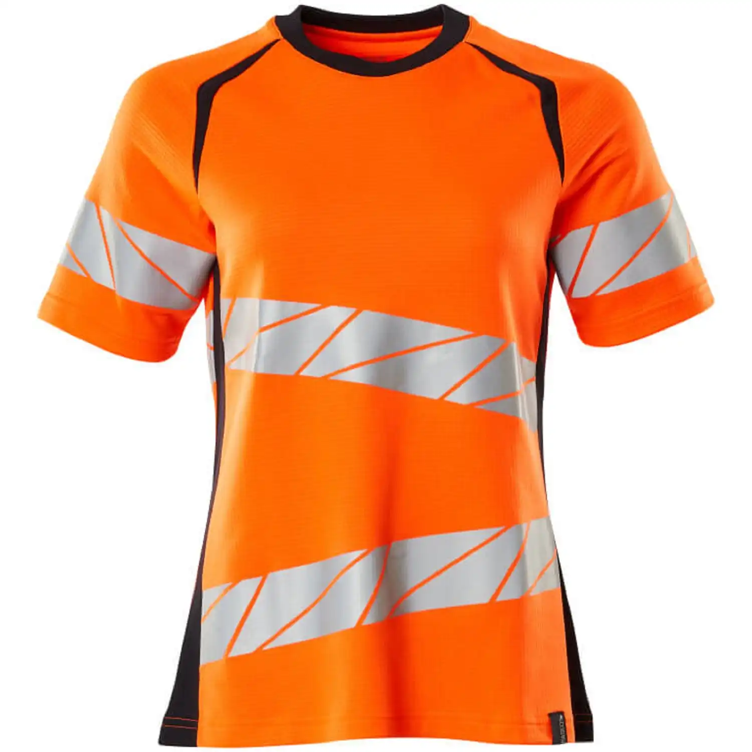 Damen Warnschutz T-Shirt "ACCELERATE SAFE" UV-Schutz in orange/schwarzblau, XXL - Bild 1