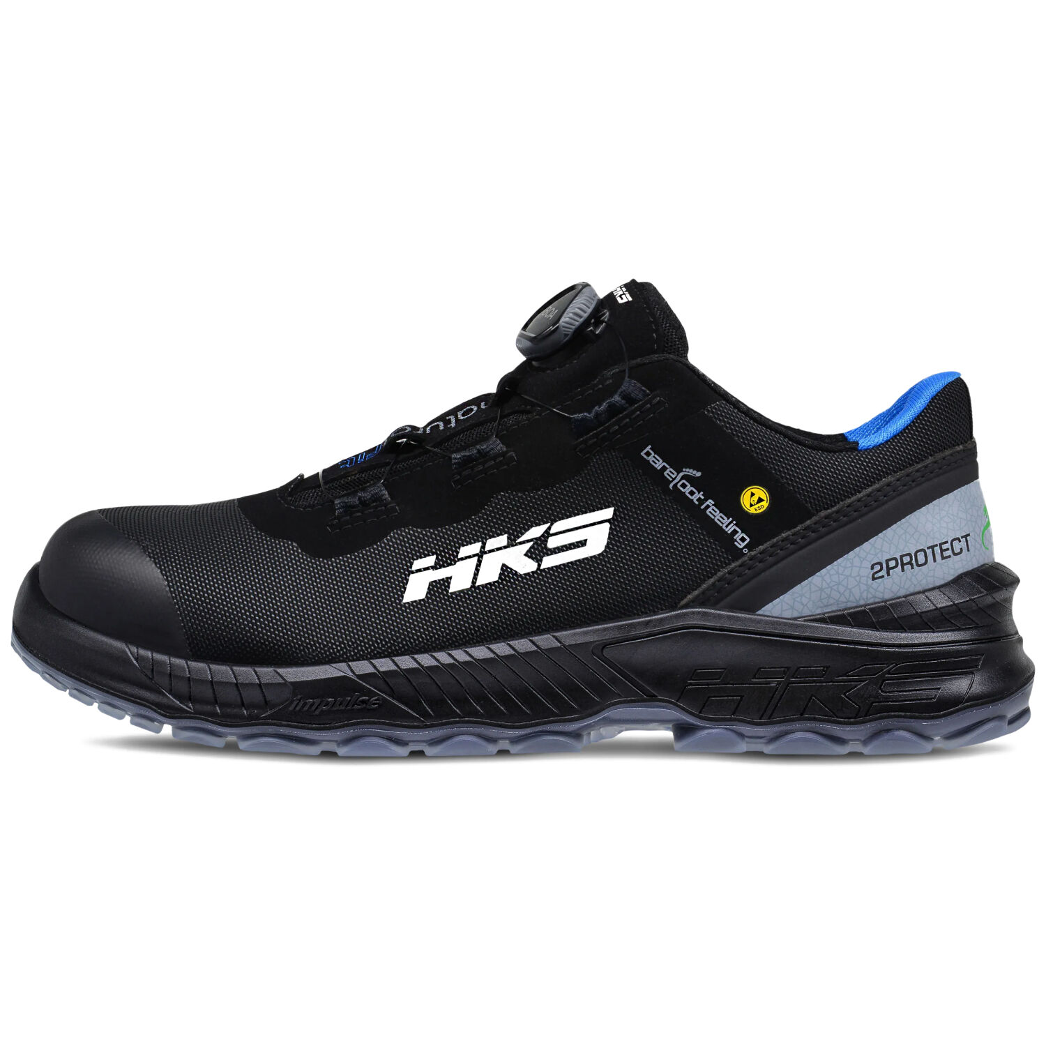 Barfuß Sicherheitshalbschuhe S3 "BFS 40 Boa" in 36 - Thumbnail 1