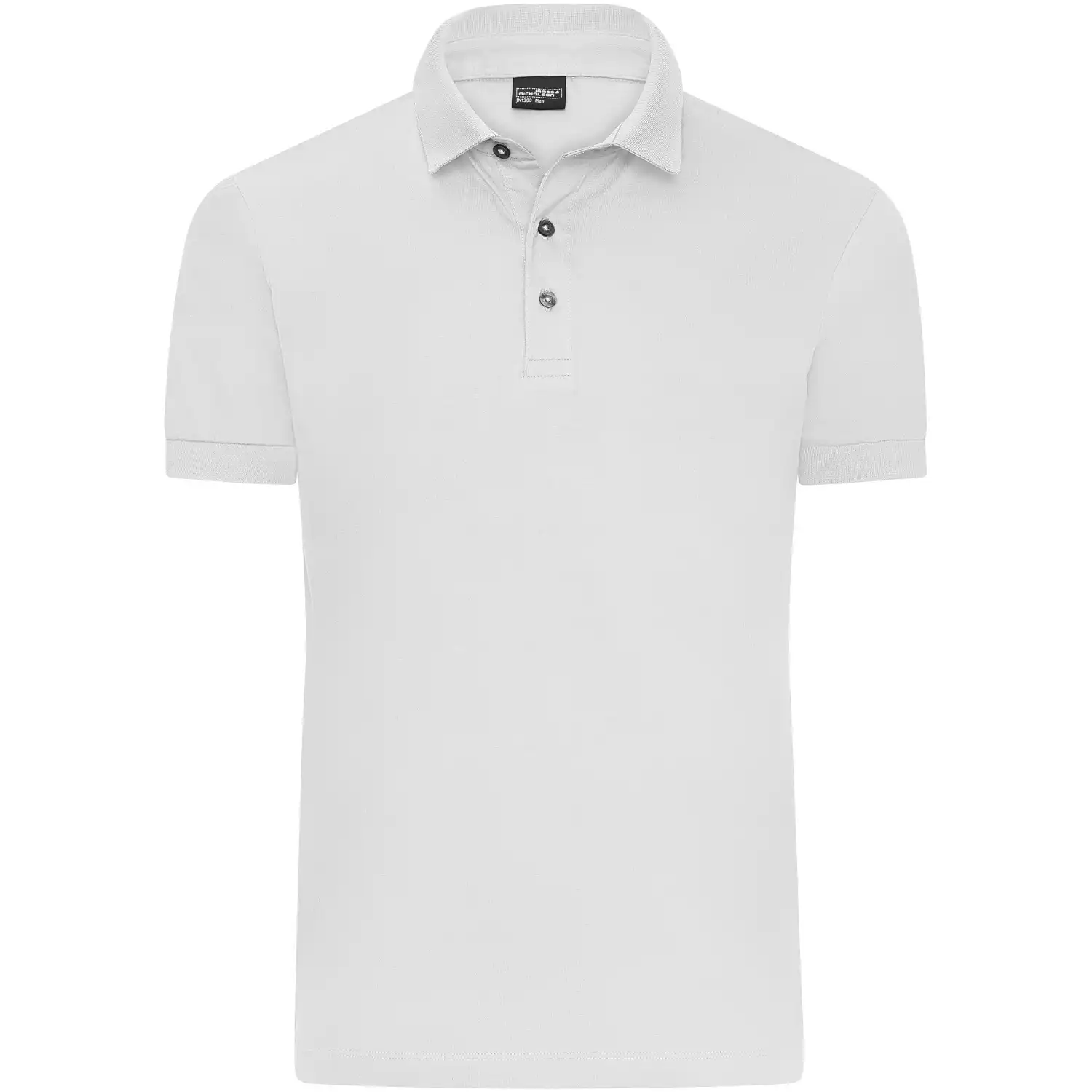 Polo-Shirt "JN1300" Mercersised in white, 3XL - Thumbnail 1